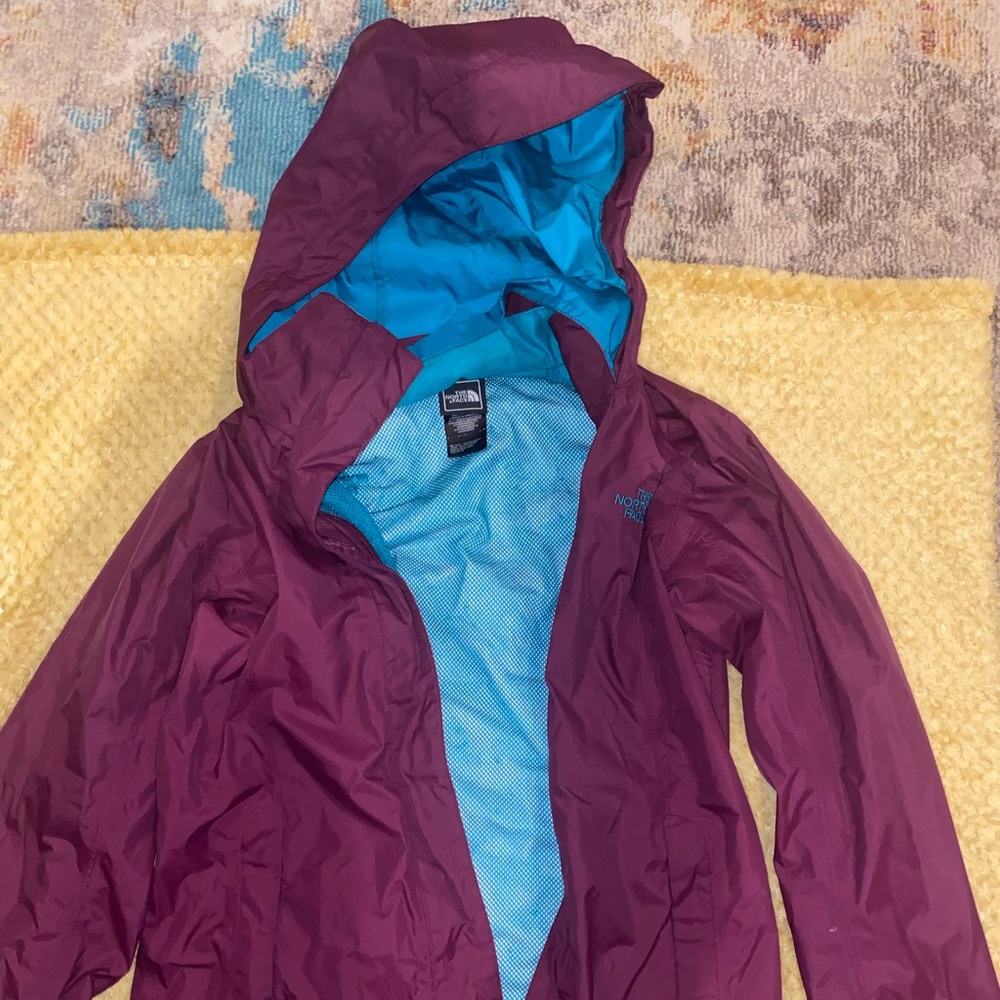 north face rain jacket